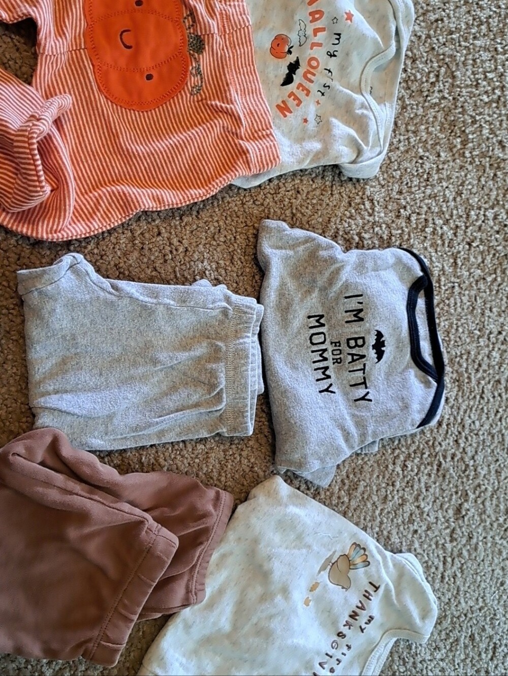 Lot Of 6-9 Month Long Sleeve Fall Sets